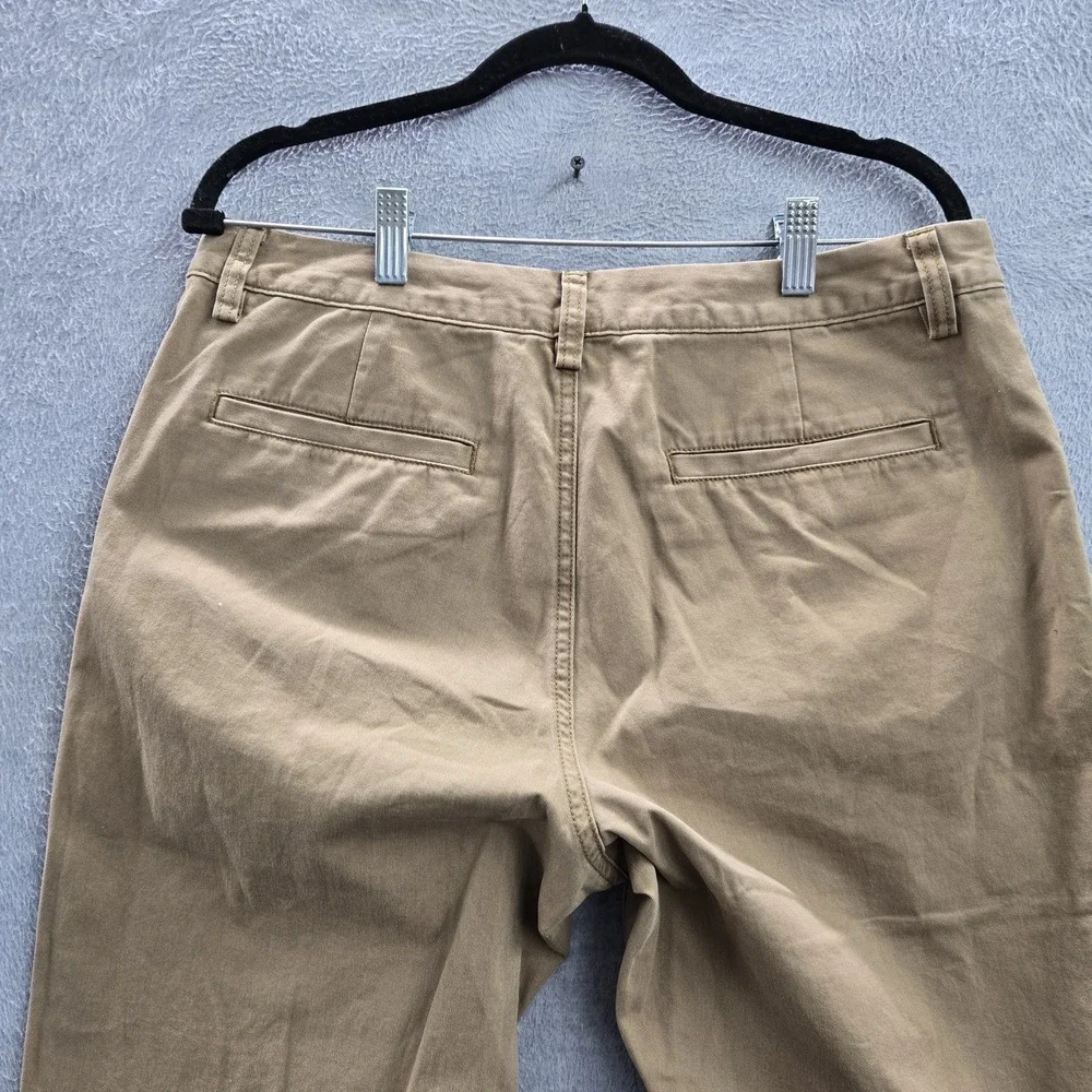 Old Navy Men Pants 32X30 Brown Chino‎ Twill Athletic Taper Button 28